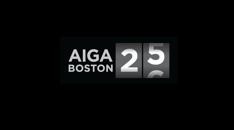 AIGA 25th Anniversary logo